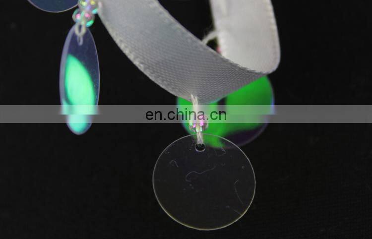 wholesale colorful sequins beaded tassel lace trim for decorative