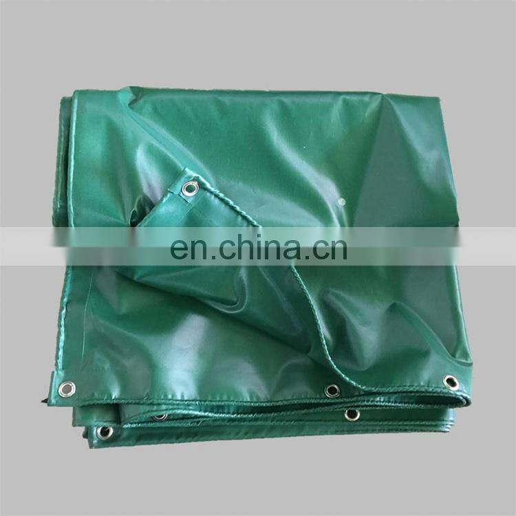 Blue Trailer Cover With Caged Glossy Strengthened Pvc Coated Ripstop Tarpaulin Roll