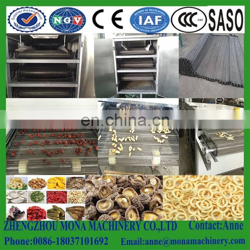 Automatic Gas/Multi-layer Conveyor Mesh Belt Dryer/tunnel food drying oven /machine for fruit and vegetable dry
