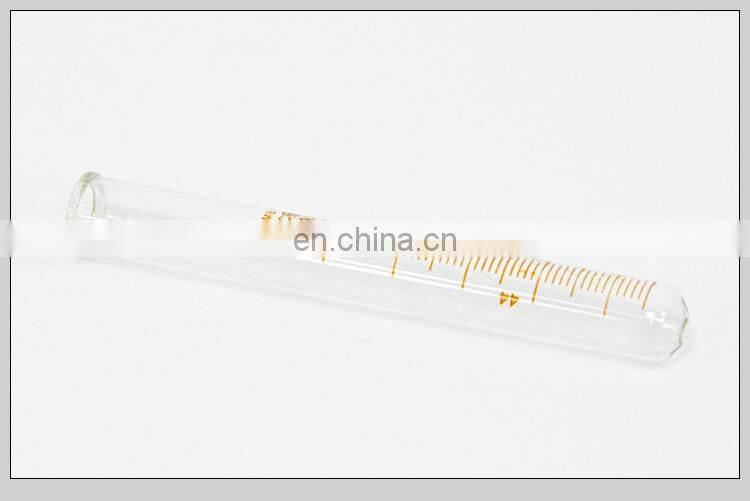 borosilicate glass pyrex food grade sample tube