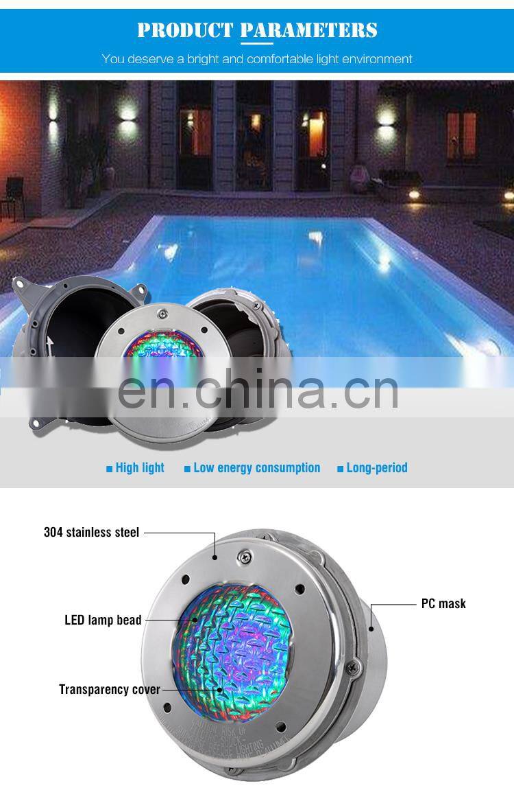 Korean Sex Spa Led Par 56 Stainless Steel Swimming Pool Lighting Floating Pool Lights