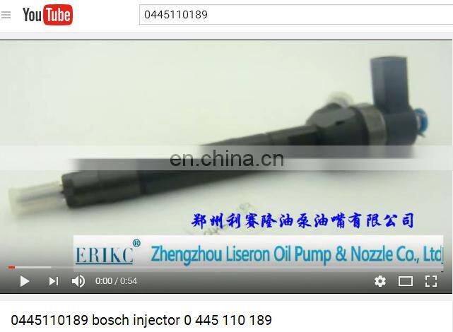 ERIKC 0 445 110 189 original injector 0445110189 bico diesel fuel injector 0445 110 189 for German car