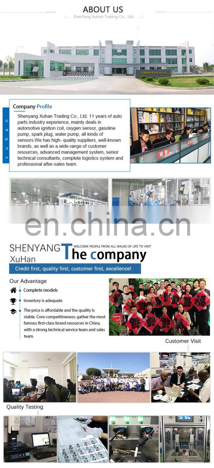 High Performance Auto Electric Car Electrochemical Acr30 Oxygen Sensor Low Cost Dissolved Oxygen Sensor KLT-02041 0258006743