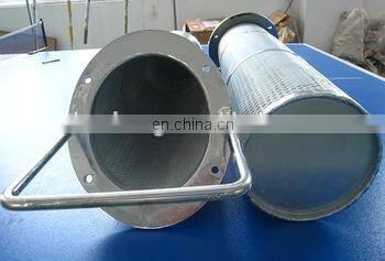 Hydraulic pressure 1 micron filter Stainless steel 304 perforated sheet portable basket oil filter export to America