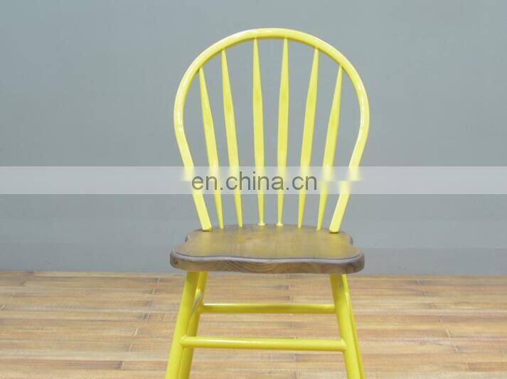 Vintage dessert shop chair hotel real wood soft cushion leisure chair office cafe milk tea shop chair