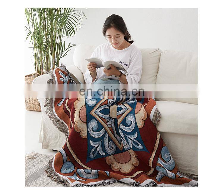 Hot sale best price blanket ethnic cotton beach boho woven throws decorative throw blankets amazon