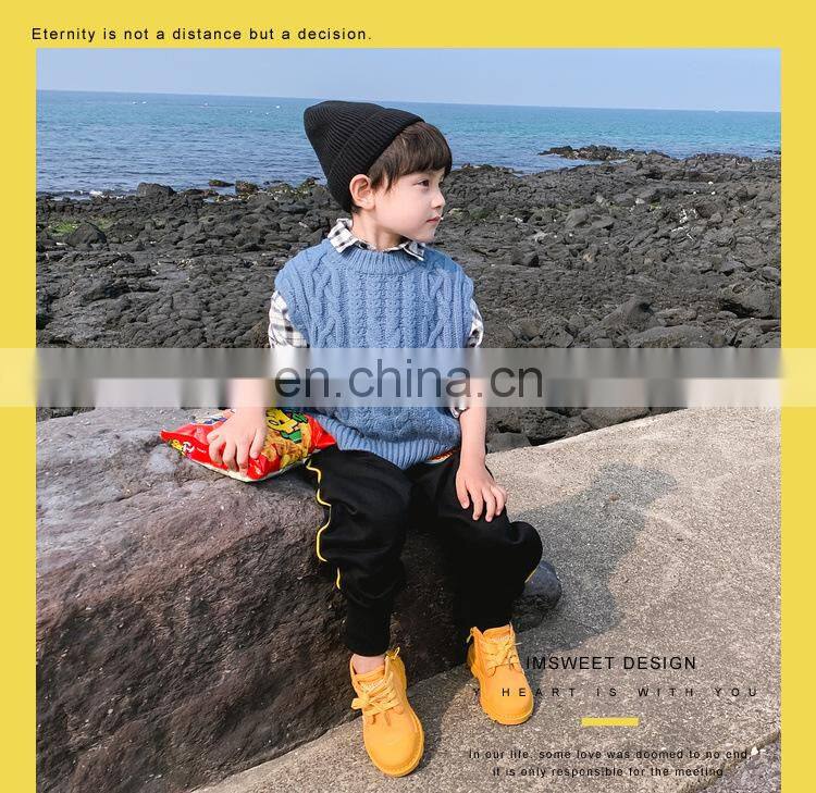 Children's sweater boy spring and autumn sweater baby han version of boys foreign style fashion vest kids clothes