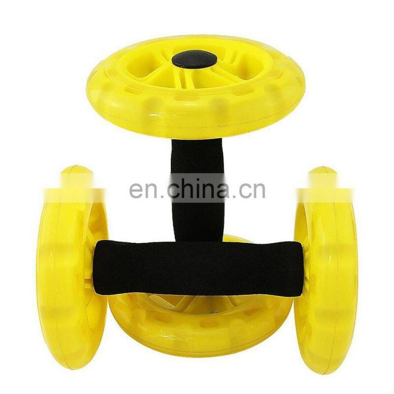 Durable AB wheel silence AB wheel abdominal execiser double wheel