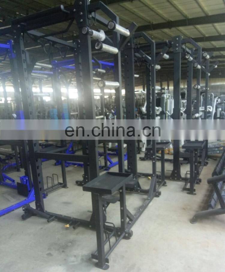 Professional Multi Functional Weight Lifting Training Smith Machine Power Cage Squat Rack Benches Press Power Rack PS14