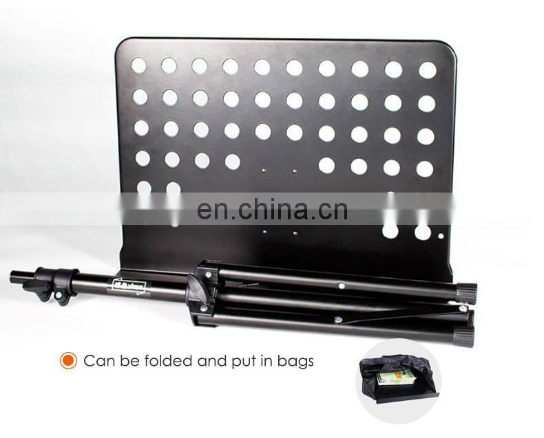 Height adjustable metal foldable note keyboard sheet music stand