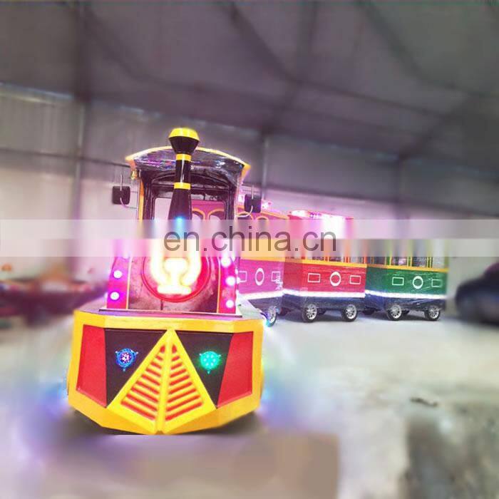 Amusement Park Equipment Playground Machine Kids Adult Game Family Thrilling Ride Chinese Supply Tourist Train Ride