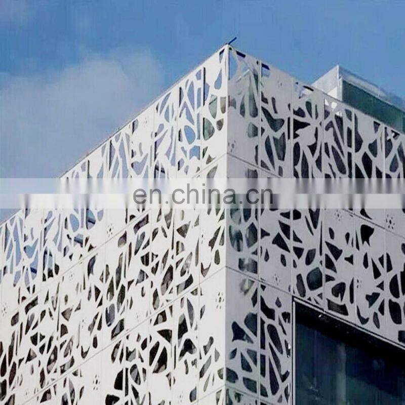 Exterior aluminum facade / aluminum wall panel cladding