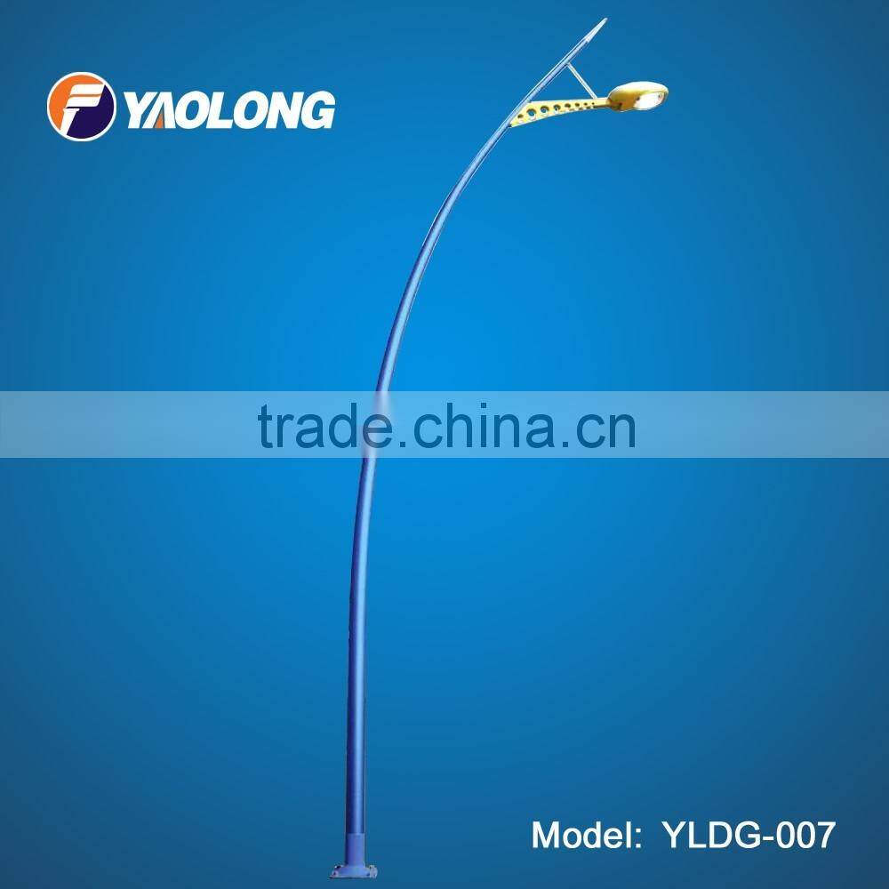 single arm street lighting pole
