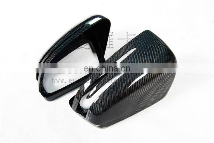 w204 carbon finber side mirror cover fit for A C CLS E CLA Class W204 W207 W212 W176 W218 W221 carbon mirror cover