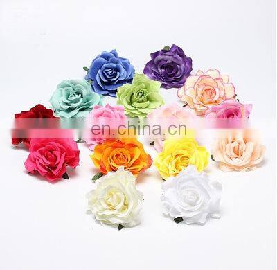 DIY rose flower creative decoration flowers hairpin silk artificial flower brooch jewelry accessories