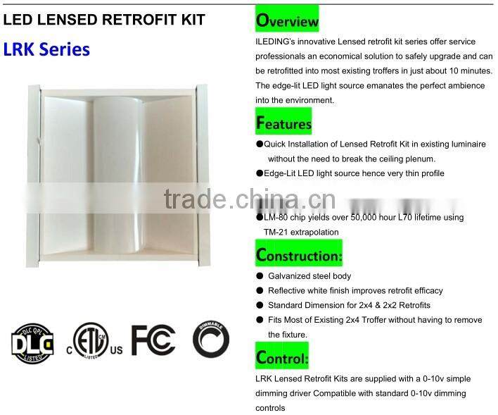 Golden supplier,factory price,professional service led retrofit troffer kits