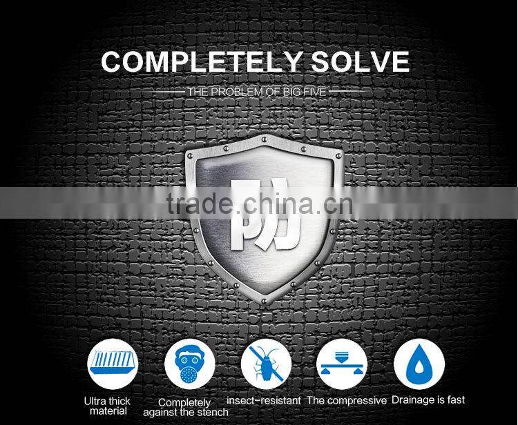 WESDA 3.5inch new style Full set adjustable floor drain with bottom outlet Stainless Steel Floor drain,roof drain, shower drains