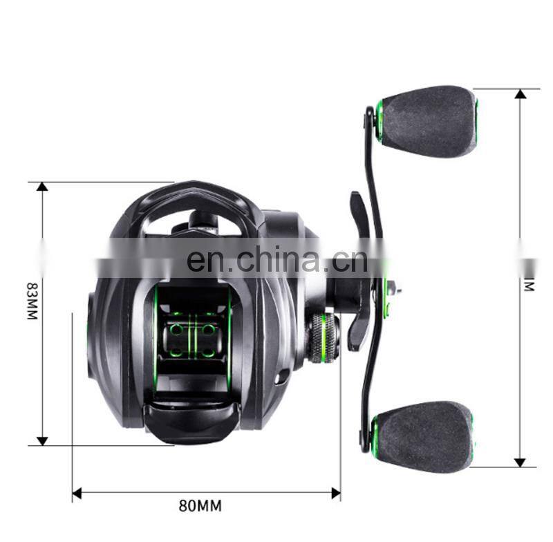 Ultra Smooth 6kg Carbon Fiber Drag 4+1BB Rubber Handle Knobs Fish line Wheel Bait Cast Bait Casting reels