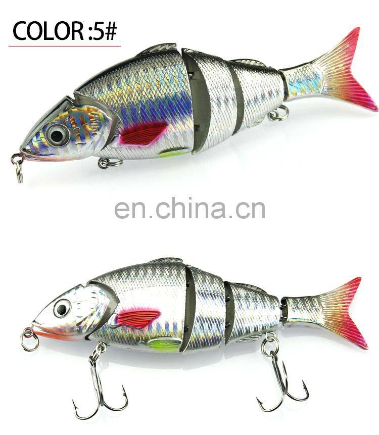 Wholesale 13cm 20.8g plastic swim baits plastic swim baits jointed swimbait lure