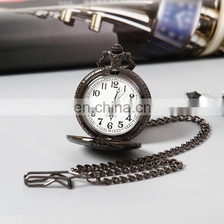 GOHUOS 2020 New Pocket Watches Chain Round Quartxz Business Large Dial Wrist Watches