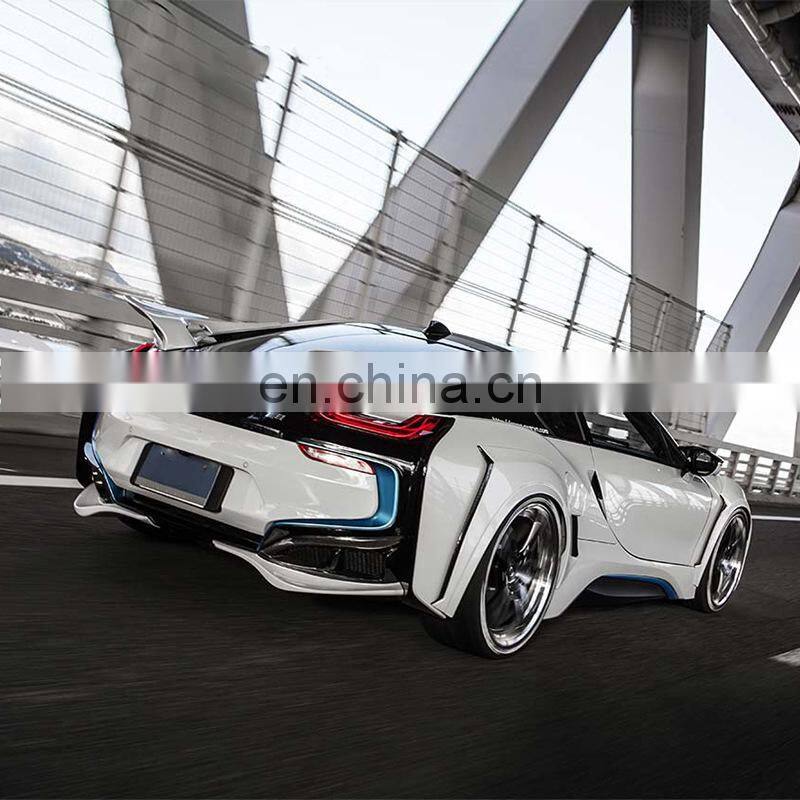 Runde Perfect Fitment Kit For I8 Modified Energy Carbon Fiber Wide Body Front Bumper Rear Lip Throwing Wide Wheel Eyebrow Spoiler