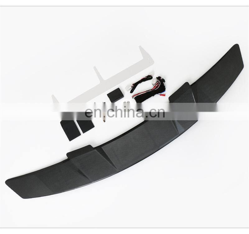 Large Inventory Gloss Carbon Fiber ABS Brake Light Electric Car Spoiler Rear Trunk Spoiler For Citroen C5 2010-2022