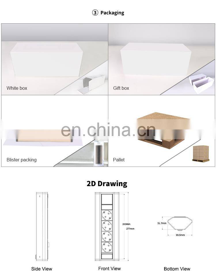 German Aluminium socket for Cabinet