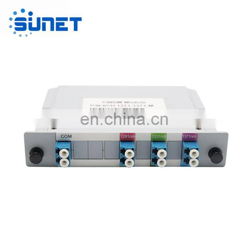 Single Fiber 1270-1410nm 8CH Mux/Demux CWDM 100GHz 8 Channels Lgx Box CWDM
