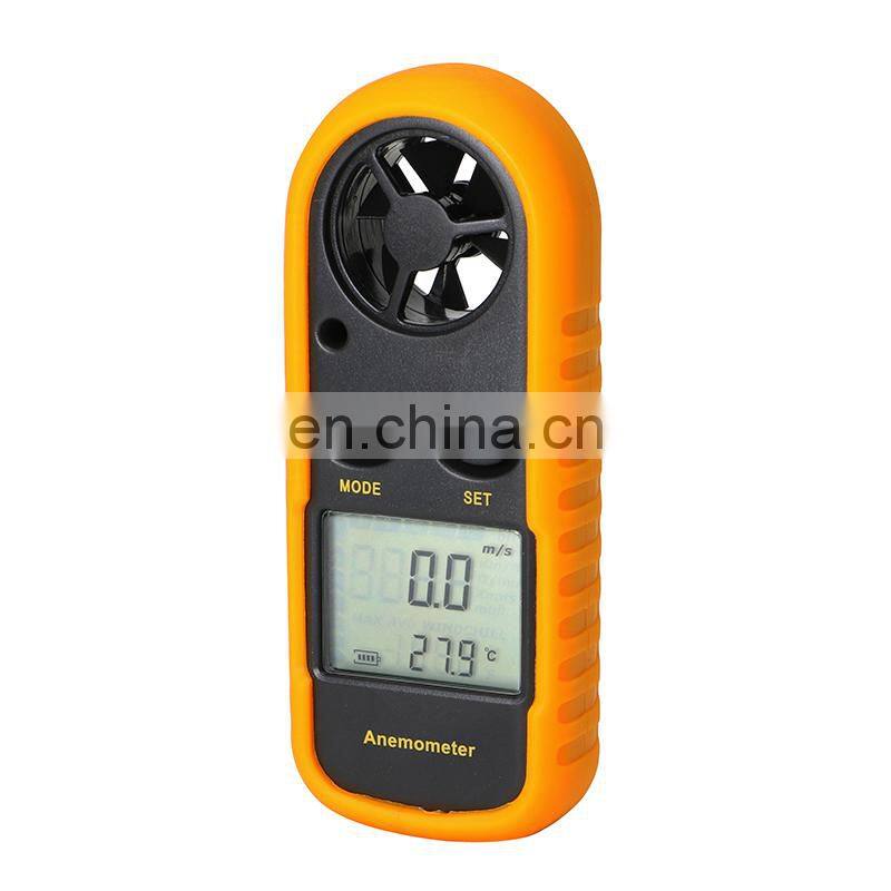 SHAHE Handheld Anemometer Wind Speed Meter Anemometer Anemometro 30m/s Temperature Tester -10 ~ 45C Wind Meter LCD Backlight