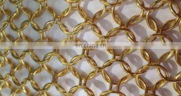 Stainless Steel Decorative Metal Chain Braid Ring Mesh