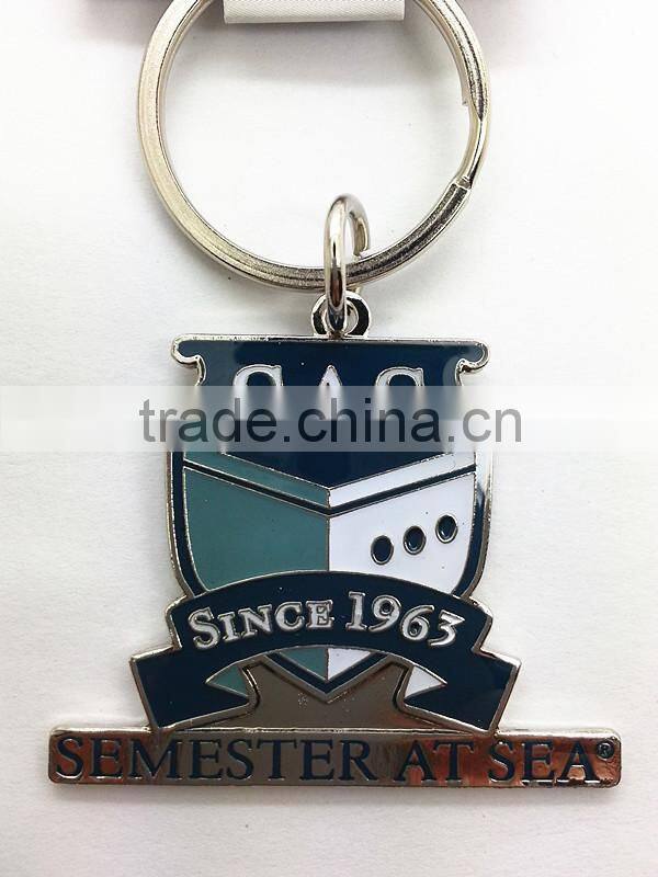2014 New Design Eagle soft enamel key chain