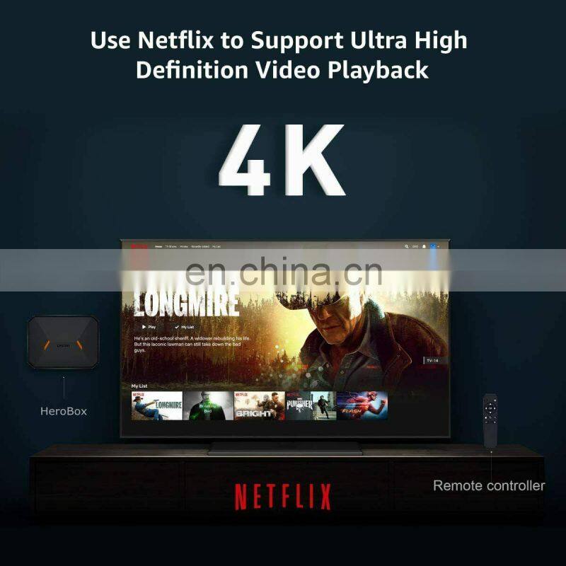 CHUWI HeroBox Fanless Mini PC Linux/Win10 (64-bit) Desktop 8+180GB SSD 4K MINI PC