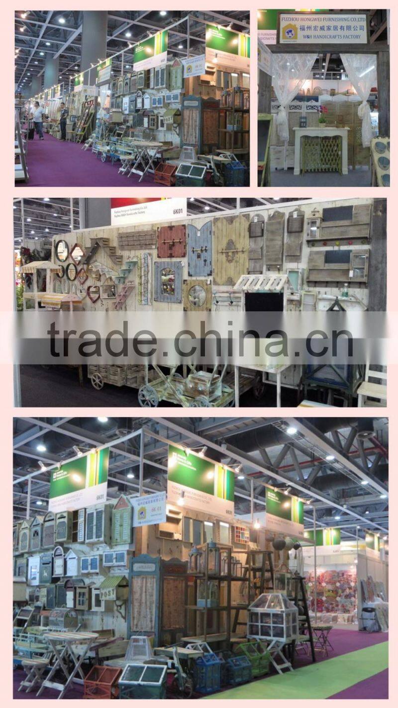 Hongwei Handmade Shabby Chic Vintage Antique Wooden Wine Box 1 Bottle Wine Packaging Box