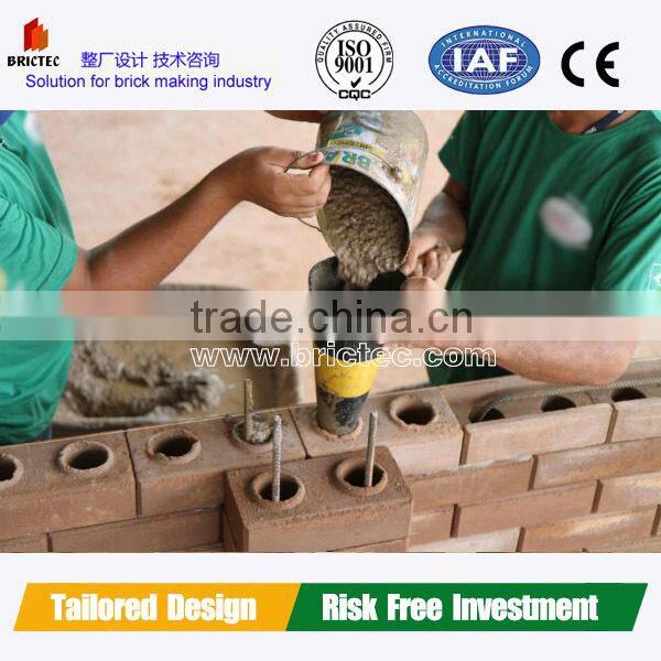 interlocking brick making machine made in china