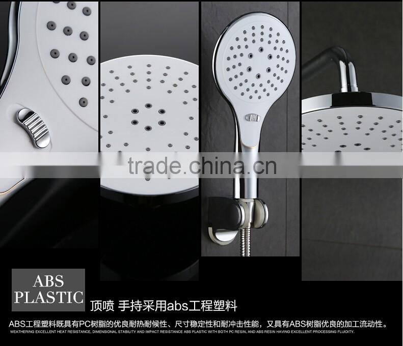 Digital Thermostatic Led Shower Set Shower head set with rainfall waterfall shower