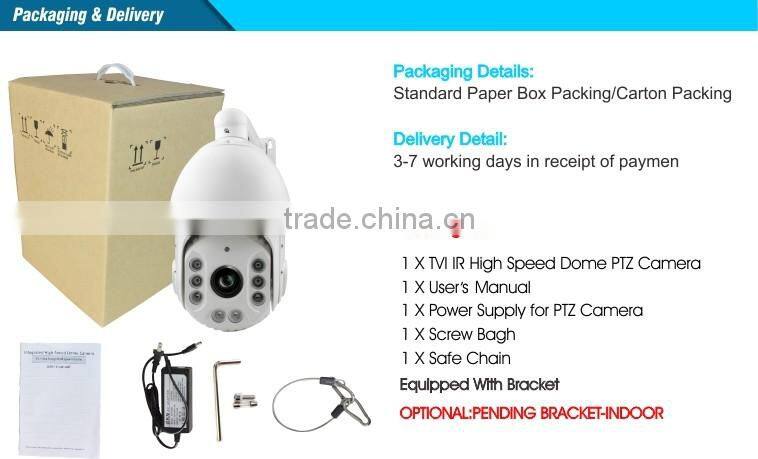 Full HD 1.3MP 960P 27X 678 TVI IR High Speed Dome Camera with Outdoor IR 120m 1/3" CMOS