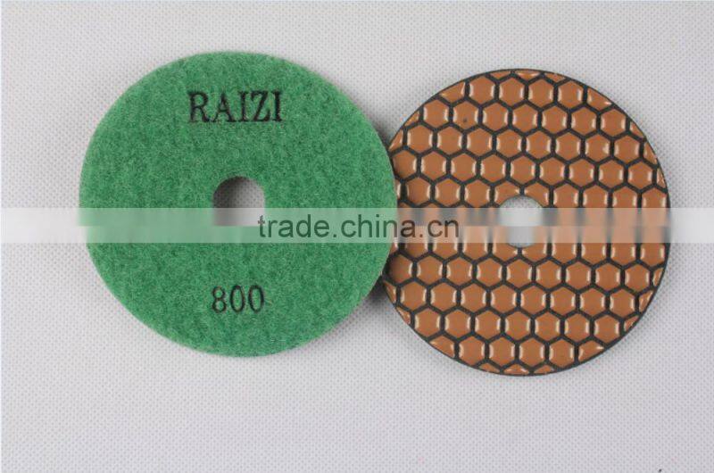 Premium 7-step dry polishing pad