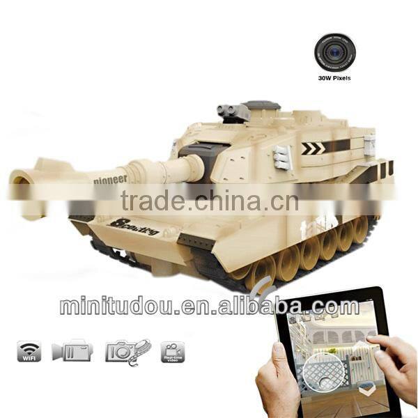 WIFI remote-controlled photography video rc tank (WIFI control, real-time transmission)