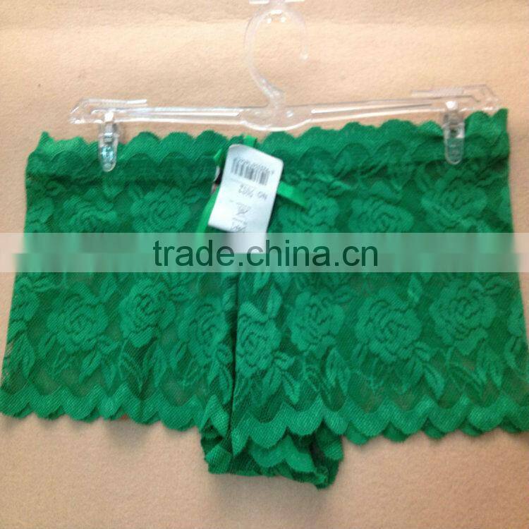 0.21USD Hot Sale Cheappest Elasticity Sexy Lace Transparent Panty (kcnk066)