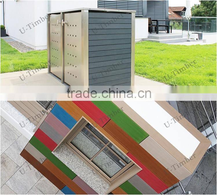 Waterproof Outdoor Dustbin/UV Resistant Garden flower box/ High Quality Wpc Dustbin