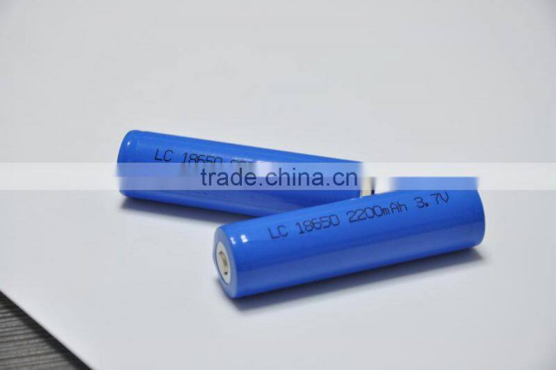 Li-FePO4 IFR18650E 3.2V 1450mAh LED, mini shaver battery