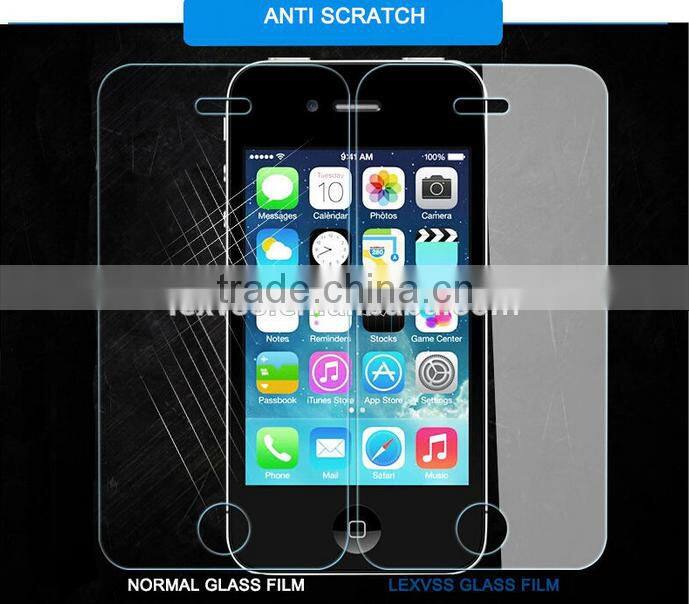 0.33mm 3D full size covered silk printing tempered glass screen protector film for Iphone 6/6s