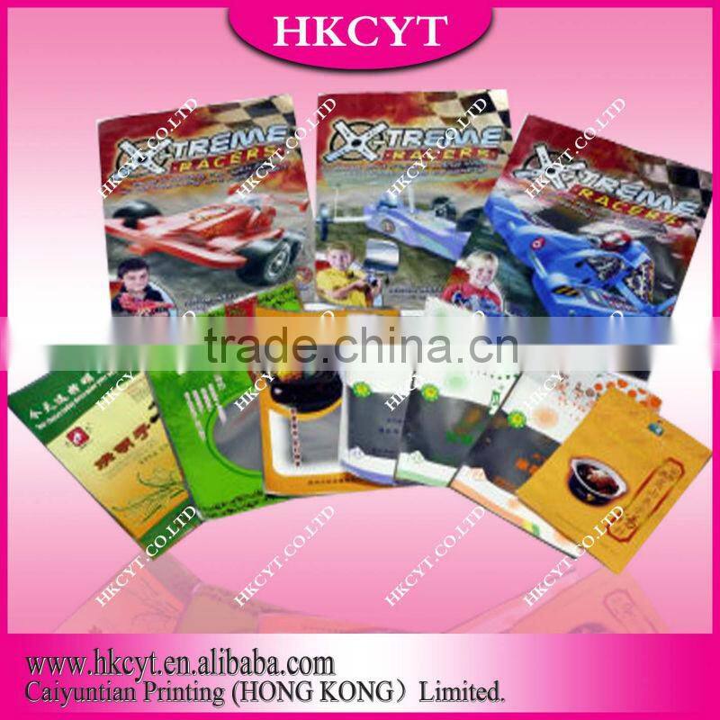 Newest pe folding plastic bags with clear window/small packaging bags