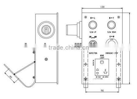 Elevator Inspection Box, Car Top Inspection Box, Elevator Parts