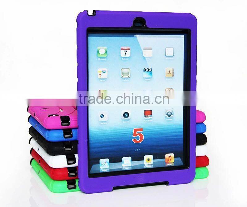 Tablet case For iPad Air 2 Electric wave line heavy duty shock proof case