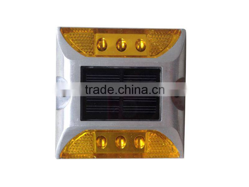 Yellow Red Black White Colored Solar Energy Aluminum Road Studs