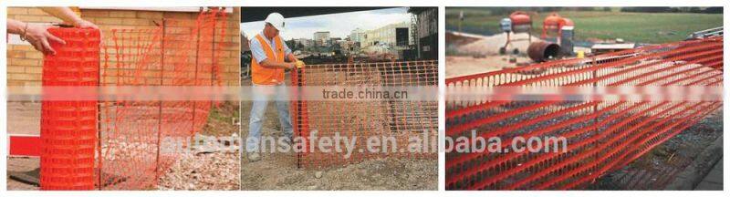 Orange Plastic Construction Fence