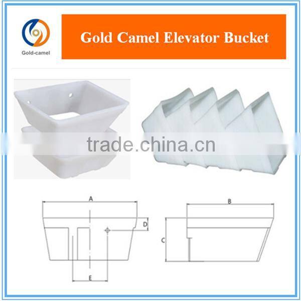 D type grain elevator bucket