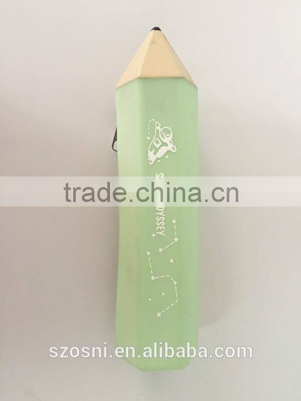 Osni silicone pencil case pencil shape sweet color pencil case