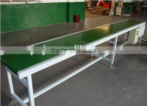 Stainless Steel Or Carbon Steel Flat Food PVC Belt Conveyor